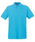 Azure Blue - Premium polo image