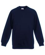 Deep Navy - Kids classic raglan sweatshirt
