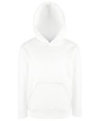 White - Kids classic hooded sweatshirt