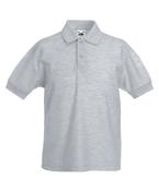 Heather Grey - Kids 65/35 piqué polo image