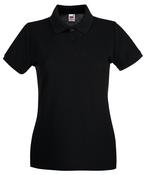 Black - Women's premium polo image