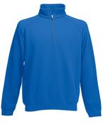 Royal Blue - Premium 70/30 zip-neck sweatshirt