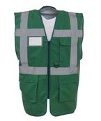 Paramedic Green - Multifunctional executive hi-vis waistcoat (HVW801)