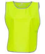 Yellow - Hi-vis reflective border tabard (HVJ259)