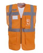 Orange - Hi-vis top cool open-mesh executive waistcoat (HVW820)