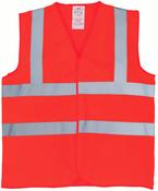 Orange - Flame-retardant hi-vis sleeveless waistcoat (HVW100FR)