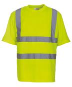 Yellow - Hi-vis short sleeve t-shirt (HVJ410) image