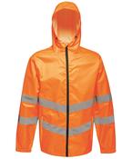 Orange - High-vis pro pack-away jacket image
