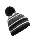 Black/Graphite Grey/White - Multi-sport fan beanie