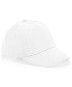 White - Junior organic cotton 5-panel cap image
