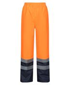 Orange/Navy - Pro hi-vis insulated overtrousers