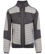 Mineral Grey/Ash - E-Volve unisex thermal hybrid jacket image