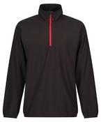 Black/Classic Red - Navigate half-zip fleece