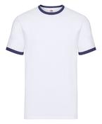 White/Navy - Ringer T