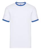 White/Royal Blue - Ringer T image