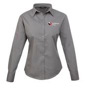 TJ O'Mahony PR300 Ladies Long Sleeve Poplin Blouse image