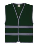 Paramedic Green - Hi-vis reflective border kids waistcoat (HVW102CH)