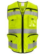 Hi-vis Yellow Mesh - Hi-vis ripstop tool vest (HVW108) image