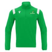 Irish Squash 'Gange' 1/4 Zip Tracksuit Top Green