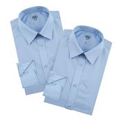 1880 Girls' Blue Hard Collar Blouse (2 Pk) image