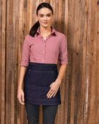 Ladies' Microcheck Gingham Long Sleeve cotton Shirt image