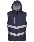 Hi-vis Kensington Hooded Gilet (Asstd. Colours)