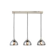 ENDON UPSHIRE CASPA 3LT LINEAR PENDANT LIGHT B/N M/G 100047 image