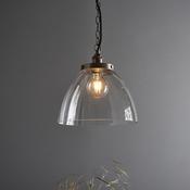 ENDON HANSEN GRAND PENDANT LIGHT B/S C/G 106896 image