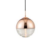 ENDON UPSHIRE PALOMA PENDANT LIGHT C/P R/G 68956 image