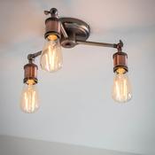 ENDON HAL 3LT SEMI FLUSH LIGHT A/P A/C 76124 image