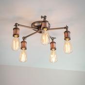 ENDON HA 5LT SEMI FLUSH LIGHT A/P A/C 76336 image