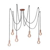 ENDON UPSHIRE STUDIO 6LT PENDANT LIGHT C/P 76580 image