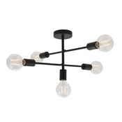ENDON UPSHIRE STUDIO 5LT SEMI FLUSH LIGHT M/B 79502 image