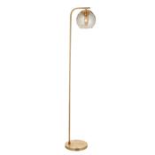 ENDON UPSHIRE DIMPLE FLOOR LIGHT S/B C/G 98271 image