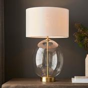ENDON KELDA OVAL TOUCH TABLE LIGHT S/B C/G 99292 image