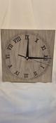 UPSHIRE OAK VENEER FINISH SQUARE CLOCK U409 image
