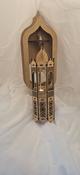 UPSHIRE MOROCCAN  STYLE (IRISH WOOD CRAFTED) ORNATE WALL LIGHT U405 image