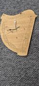 UPSHIRE IRISH HARP SOLID PINE CLOCK U412 (small)
