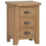 Heuston 3 Drawer Bedside Table
