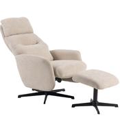Nolan Swivel Reclining Chair &amp; Footstool image