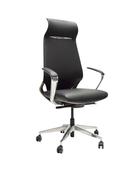 Luan Leather Executive Office Swivel Chair (Black) image