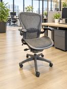 Herman Miller Aeron Chair (Black) (Size C)