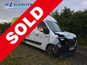 Renault Master White Van 2020 2.3L Red Edition Fridge