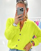 Knit Jordan Cardigan ‘Neon'- Kid Mohair (Code: JORDAN99 - 2 Colours for €99)