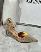 Mona Pointed Stiletto Heel ‘Silver/Gold’