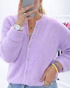 Knit Jordan Cardigan ‘Lilac’ (Code: JORDAN99 - 2 Colours for €99)