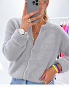 Knit Jordan Cardigan ‘Grey’ - Kid Mohair (Code: JORDAN99 - 2 Colours for €99)