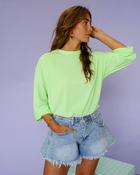 Joly High Rise Ample Cut Shorts 'Denim'