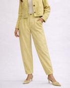 Jay Suedette Balloon Trousers 'Lemon' image