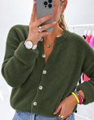 Knit Jordan Cardigan ‘Forest Green' - Kid Mohair (Code: JORDAN99 - 2 Colours for €99)